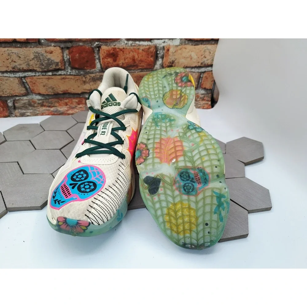 Adidas D.O.N. Issue #2 Day of the Dead FY9996 Men Size 11 Basketball Shoes 2020